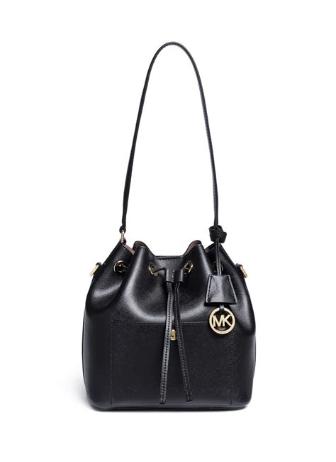 michael kors greenwich black white|michael kors luggage saffiano satchel.